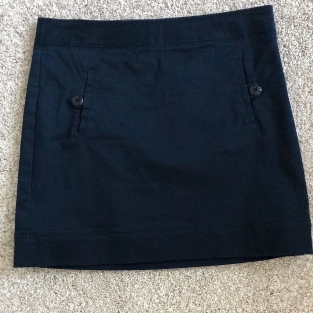 Classic Vineyard Vines Navy Short Mini Cotton Skirt Sz 6